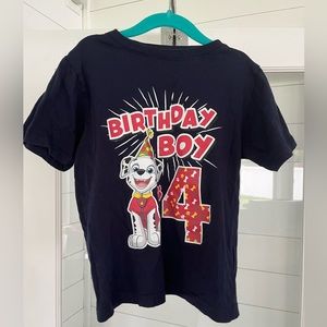Boys Paw Patrol Birthday Tshirt